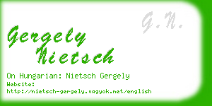 gergely nietsch business card